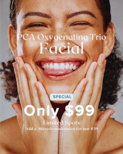 Products: PCA Oxygenating Trio Facial Now Limited Offer