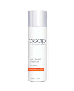 Products: ASAP Daily Facial Cleanser with AHA 200ml RRP $82.00