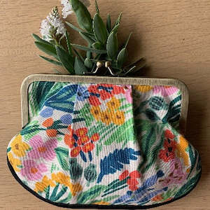 Purse: Rifle Paper Co Lea Pleat Coin Purse
