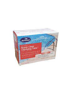 Pool Chemicals: BioGuard Super Clear Clarifying Tabs 6 pack