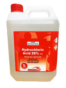 Brands: 5L Hydrochloric Acid - pH decrease (liquid)