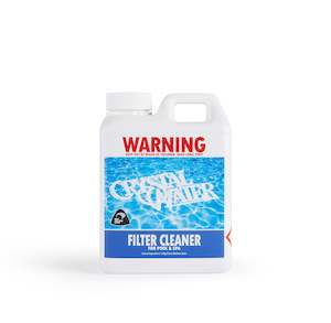 Pool Chemicals: Pool & Spa Filter Cleaner 1Litre Crystal Water