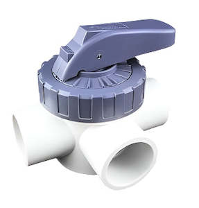 PVC 3 WAY VALVE - 40MM FILTER MASTER