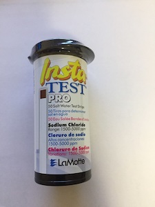 Products: Water Test Strips - Salt - Pool Water Specialists