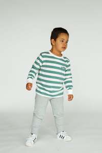 New Arrivals: Sage Stripe Long Sleeve Tee
