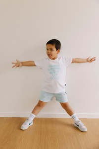 Tops: Take Me Home Casual Tee - Ice Blue