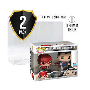 2-Pack Pop Vinyl Protector - Flash and Superman