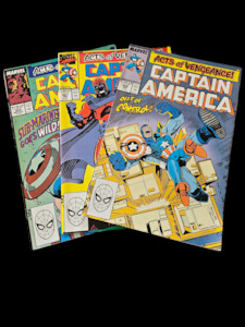 Comic Book - Acts of Vengeance Captain America #365 - #367