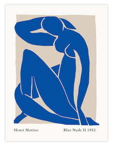 Henri Matisse Art Prints: Blue Nude II 1952