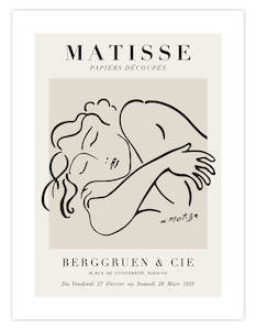 Henri Matisse Art Prints: Matisse Sleeping Woman