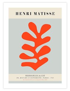 Henri Matisse Art Prints: Matisse Red Coral