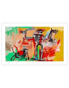 Fathers Day Art Prints Edit: Boy and Dog in a Johnnypump