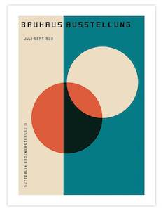 Exhibition Posters Art Prints: Bauhaus Ausstellung 1923 Circles