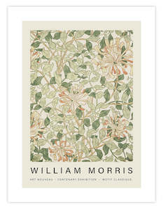 William Morris Art Prints: Honeysuckle