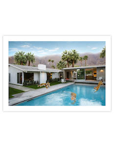 Christmas Gift Guide Art For Her: Tiger Pool Party