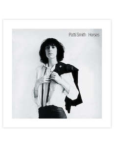 Black And White Art Prints: Patti Smith Horses