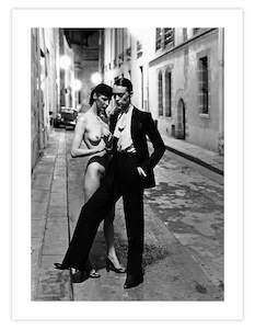 Black And White Art Prints: Rue Aubriot Paris 1975