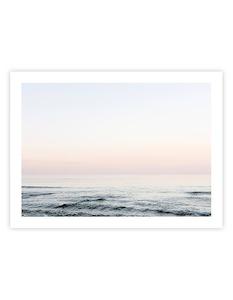 Beach Ocean Art Prints: Ocean Blush