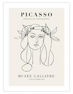 Picasso, Musee Galliere, Portrait Of Francoise Gilot