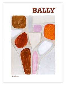 Autumn Art Prints: Bally Abstract 1971
