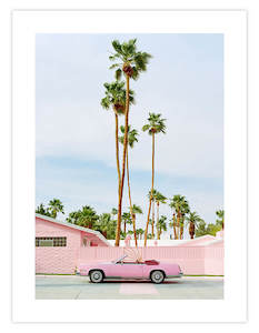 Wholesale Wall Art Nz: Pink Palm Springs