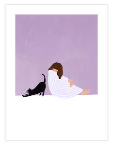Girl & Cat