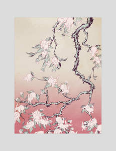 Japanese Art Prints: Bunny Blossom