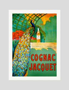 Maximalism Art Prints: Cognac Jacquet