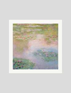 Unframed Art Prints: Water-Lilies, Setting Sun