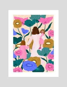 Unframed Art Prints: Mother and Daughters