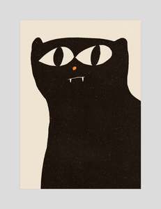 Unframed Art Prints: Black Cat
