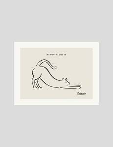 Cat Art Prints: Minou Siamese