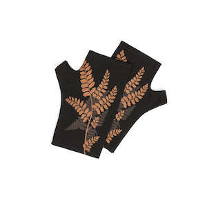 Nz Fern Design: NZ Fern Design Fingerless Gloves
