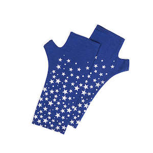 Stars Design: Stars Design Long Fingerless Gloves
