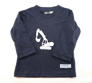 Baby 1: Merino Top - Digger Print - BBM8