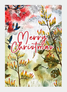 Joni Murphy: JM34 Merry Christmas Flax