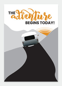 Quotes Wholsale: MM200 - The adventure begins today (pack of 6)