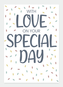 MM196 - With Love on your special day (pack of 6)