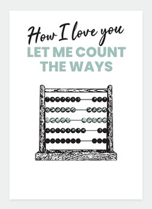 Quotes Wholsale: MM197 - How I love you (pack of 6)