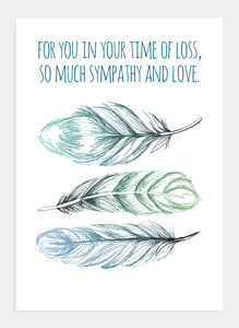 Get Well Sympathy Wholesale: MM20 Time of loss (Pack of 6)