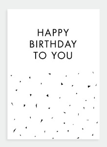 MC71 Happy Birthday to you (Pack of 6)