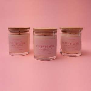 Poppy In April Candles
