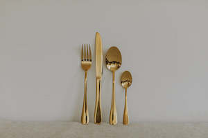 Tableware Hire: Gold Cutlery - Teaspoon