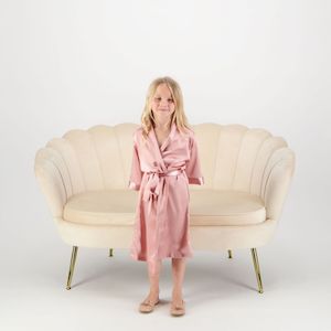 Alexa Flower Girl Robe | Dusty Rose
