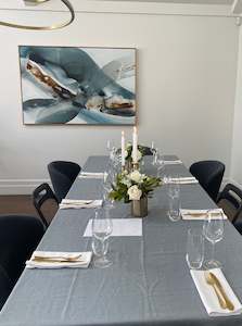 Rectangle Tablecloth - Smoky Blue / Grey