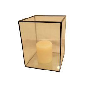 Black Glass Boxes | Large