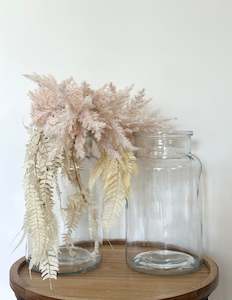 Large Glass Jar Vases