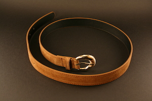 Belts: Jeans Belt Tan