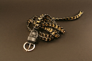 Belts: Plait Belt Black