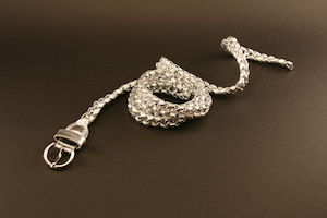 Belts: Plait Belt Silver